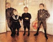 Four Children Edvard Munch